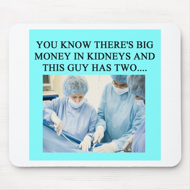 lustiger Doktor-Spaß Mousepad (Vorne)