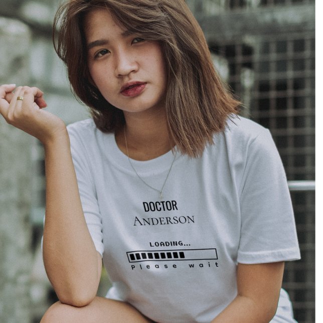 Lustiger Doktortitel-Abschluss Doktor Name wird ge T-Shirt (Von Creator hochgeladen)
