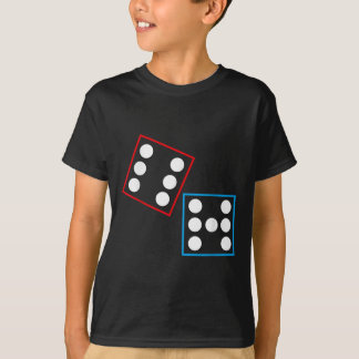 Lustiger Domino Sechs Sieben Meme 67 Dominos Mathe T-Shirt