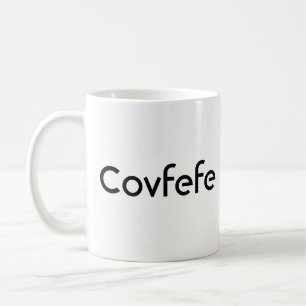 Lustiger Donald Trump "Covfefe" Kaffeetasse