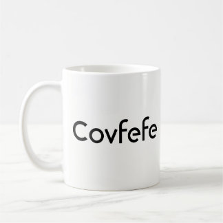 Lustiger Donald Trump "Covfefe" Kaffeetasse