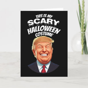 Lustiger Donald Trump Gruseliger Halloween-Scherz Karte