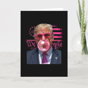 Lustiger Donald Trump Kaugummi Pink 4. Juli Ame Karte
