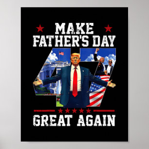 Lustiger Donald Trump macht den Vatertag wieder gr Poster