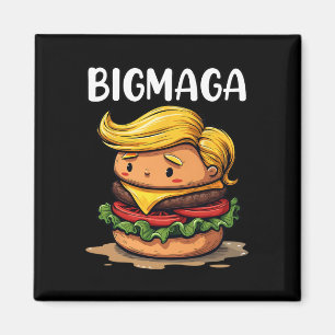 Lustiger Donald Trump macht französische Fritten H Magnet