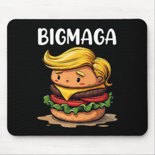 Lustiger Donald Trump macht French Fries Hamburger Mousepad