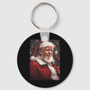 Lustiger Donald Trump Weihnachtsmann Weihnachten D Schlüsselanhänger