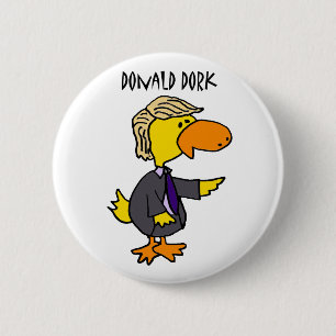 Lustiger Donald- TrumpDepp-politischer Cartoon Button