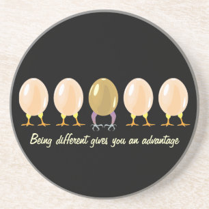 lustiger Drache- und Huhneier Untersetzer