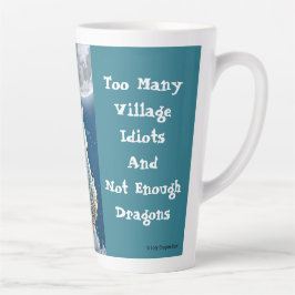 Lustiger Drachen hoher Becher Milchtasse