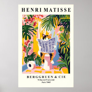 Lustiger Dreifarbenkatzen-Druck - Badezimmer im Ma Poster