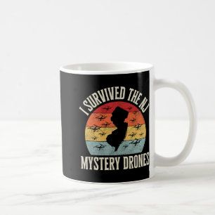 Lustiger Drohnenliebhaber, ich überlebte das New J Kaffeetasse