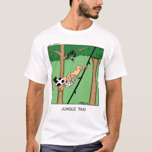 lustiger Dschungeltaxi-T - Shirt