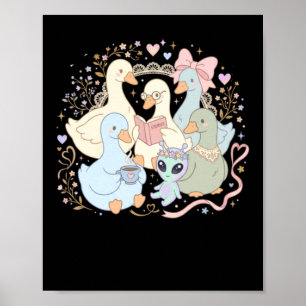 Lustiger Dummer Gans Lehrer Club Lehrer Poster
