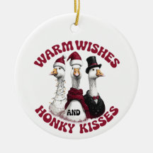 Lustiger dummer Gans Weihnachtsschmuck