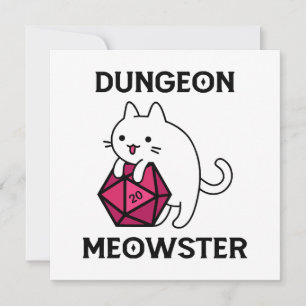 Lustiger Dungeon-Meister-Katze