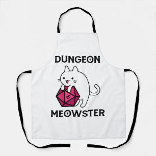 Lustiger Dungeon-Meister-Katze Schürze