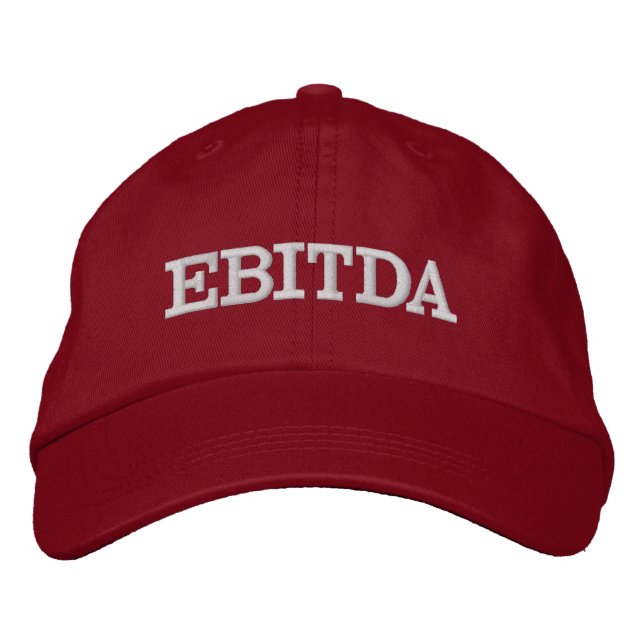 Lustiger EBITDA-Finanzdefinition-Bordierter Hut (Vorderseite)