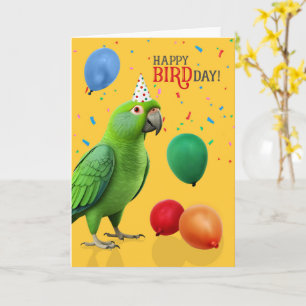 Lustiger Eclectus-Papageien-Geburtstagshumor Karte