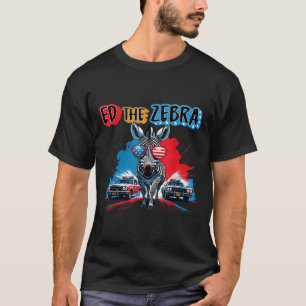 Lustiger Ed Der Zebra 2025 Gefangen Retro Vintage T-Shirt