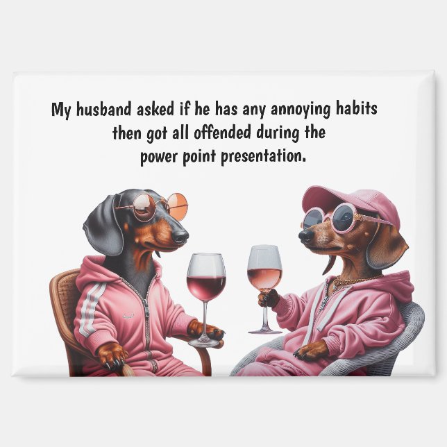 Lustiger Ehemann Humor Magnet (Vorderseite)