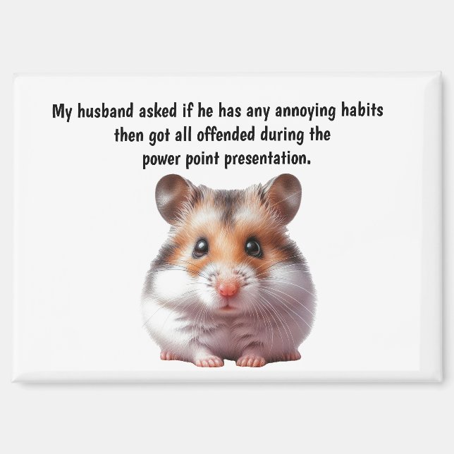 Lustiger Ehemann Humor Magnet (Vorderseite)