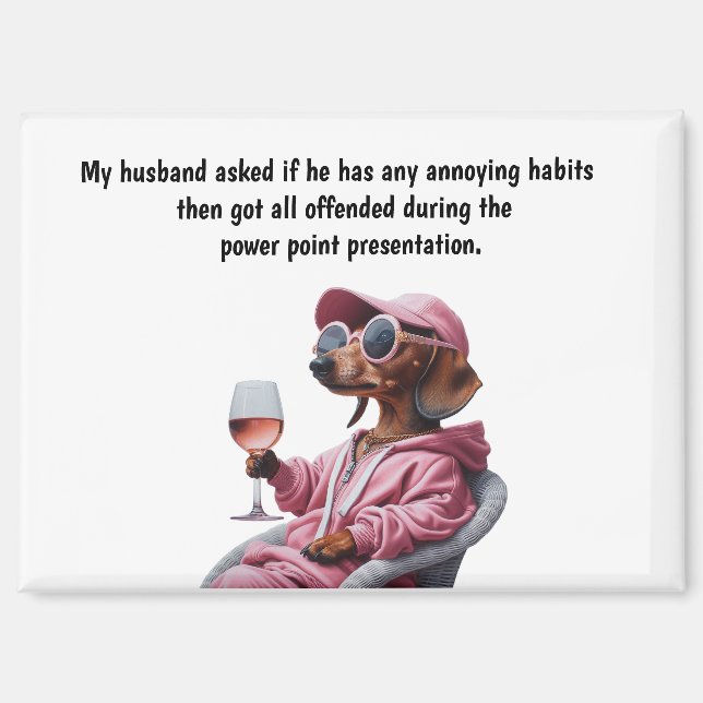Lustiger Ehemann Humor Magnet (Vorderseite)