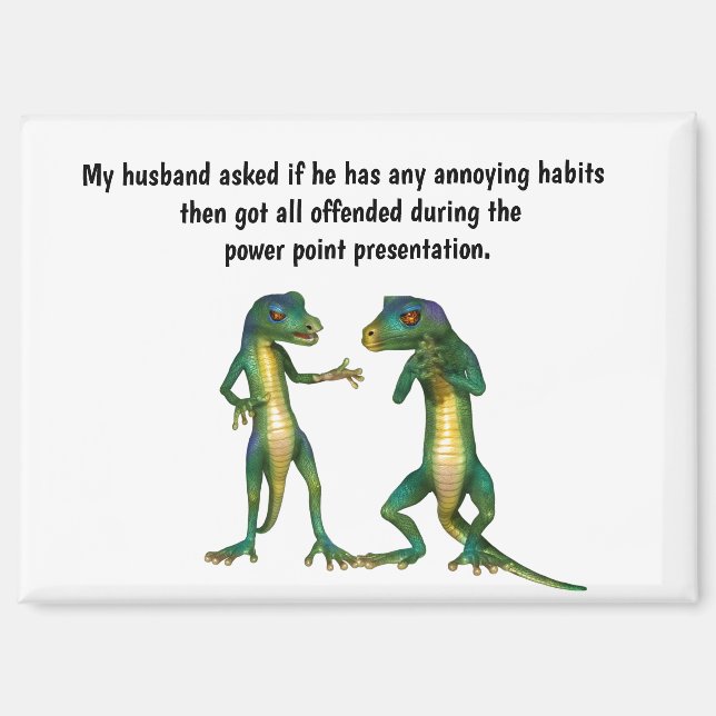Lustiger Ehemann Humor Magnet (Vorderseite)