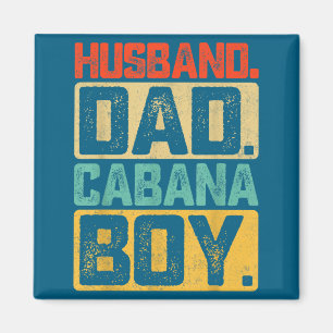 Lustiger Ehemann Vater Cabana Vatertag Magnet
