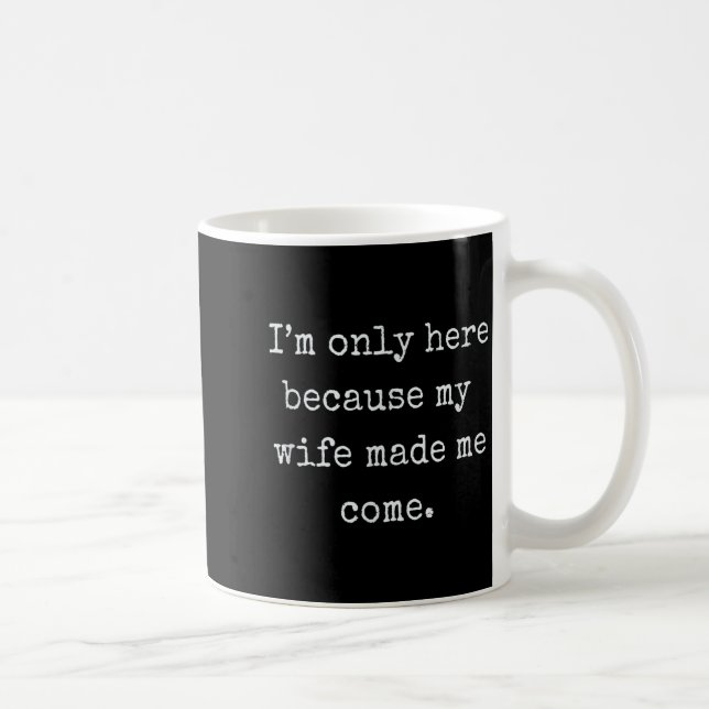Lustiger Ehemann von Ehefrau Geschenk Kaffeetasse (Rechts)