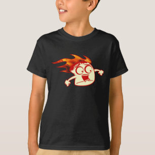 Lustiger Eibisch auf Feuer T-Shirt