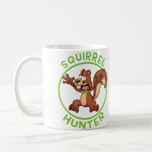 Lustiger Eichhörnchenjäger Schießjagd Verrückte Hi Kaffeetasse