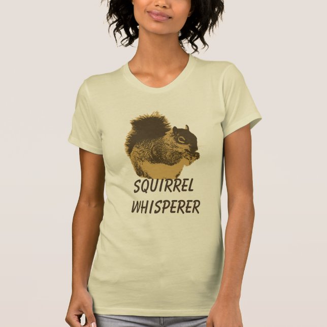 Lustiger Eichhörnchenwhisperer-T - Shirt (Vorderseite)