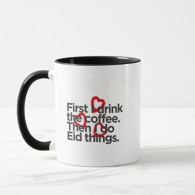 Lustiger Eid-Tassengeschenk  Tasse (Links)