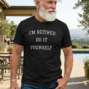 Lustiger Einfacher Ruhestand Opa T-Shirt