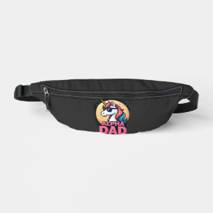 Lustiger Einhorn-Vater Laufey Männer Vatertag Weih Bauchtasche