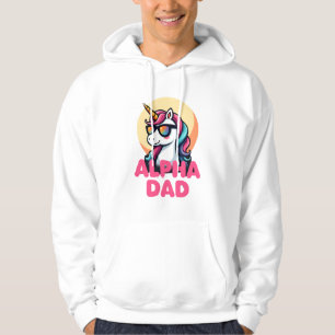 Lustiger Einhorn-Vater Laufey Männer Vatertag Weih Hoodie