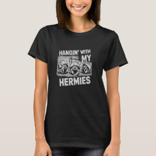 Lustiger Einsiedlerkrebs-Spruch Hänge Mit Meinen E T-Shirt