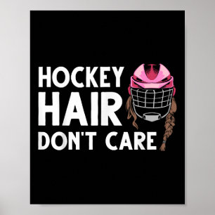 Lustiger Eishockey für Frauen Mädchen Feldhockey H Poster