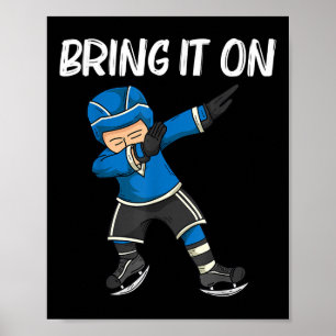 Lustiger Eishockey für Männer Frauen Feld Rink Ndy Poster