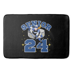 Lustiger Eishockey Senior 2024 Badematte