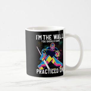 Lustiger Eishockey-Torhüter Eishockey-Spieler Torh Kaffeetasse