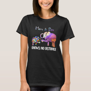 Lustiger Elefant Autismus Mutter und Sohn kennt ke T-Shirt