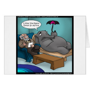 Lustiger Elefant in Therapie