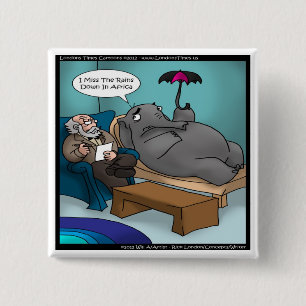 Lustiger Elefant in Therapie-Karten T-Shirts Gesch Button