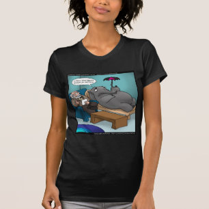 Lustiger Elefant in Therapie T-Shirt