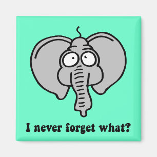 Lustiger Elefant Magnet