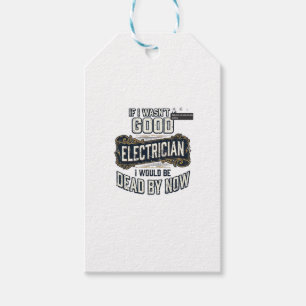 Lustiger Elektriker Vintage Gravur Zitat Design Geschenkanhänger