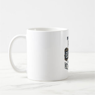 Lustiger Elektriker Vintage Gravur Zitat Design Kaffeetasse