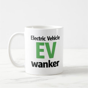 Lustiger Elektroauto-Wanker-Becher Elektrisches Fa Kaffeetasse
